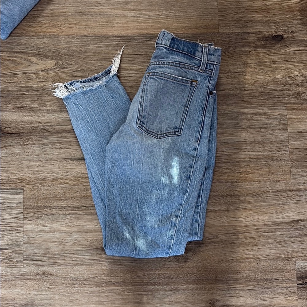 Abercrombie & Fitch Blue High Rise skinny Jeans